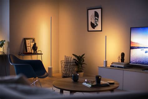 Philips Hue lights on